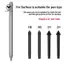 Dành Cho Bút 5 4 Đầu Bút Stylus Thay Thế 2 Chiếc Cho Bút 4 5 Stylus Nib Đầu 2 Chiếc 2H