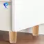 Tất phân chân đồ nội thất bằng gỗ thay thế cho bàn máy tính Phụ kiện bàn ghế Sofa thiết kế chân côn