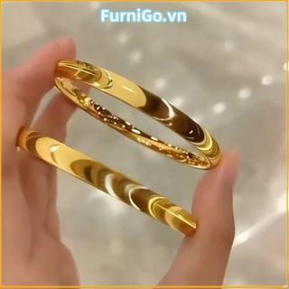 Vòng tay mắt mèo FURNIGO từ đồng, phụ kiện trang sức thời trang