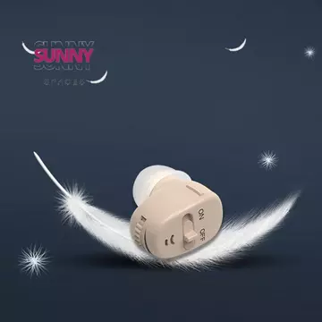 [Sunny Spaces] Máy trợ thính vô hình Máy trợ thính không có tần số rộng không có tiếng ồn MINI Máy trợ thính mới