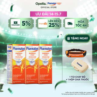 Bộ 3 Thực phẩm bảo vệ sức khỏe Pharmaton Energy Fizzi
