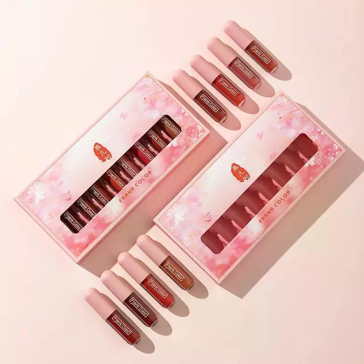 Matte Matte Velvet Lipstick Set Lip Glaze Chống Phai Màu Chống Dính Cốc Nữ Sinh Viên Đảng Su Yan Niche Lipstick