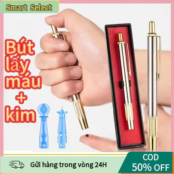 [COD] Bút Lấy Máu Kèm Kim Chích 28G - Bộ Dụng Cụ Lấy Mẫu Máu Cá Nhân Nhỏ Gọn