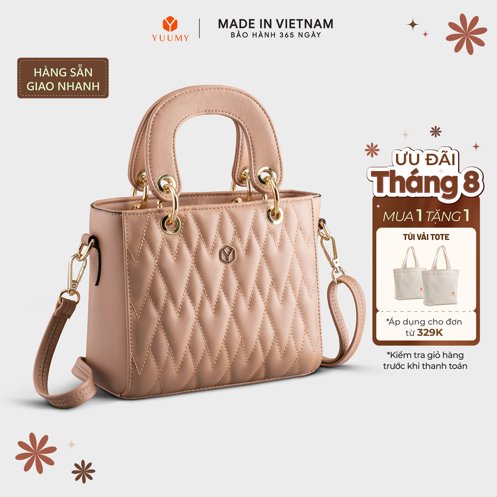 Túi Yuumy (Thời trang nữ đi tiệc size 19 – Túi xách da Seasand YTX24) Bagsmart