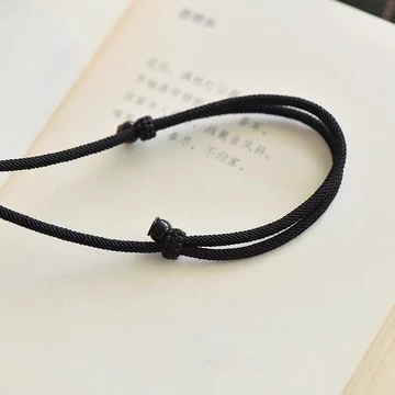 Mặt Dây Chuyền Vàng Dây Bạc Trang Sức Ngọc Mặt Dây Chuyền Thời Trang Mặt Dây Chuyền Dây Vòng Cổ Dây Đen Dây Đỏ Đơn Giản Áo Len Dây Xích Nam Nữ KRV5