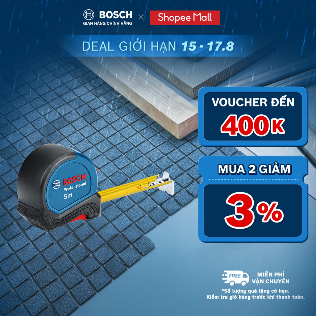 Thước cuộn Bosch 5M/8M
