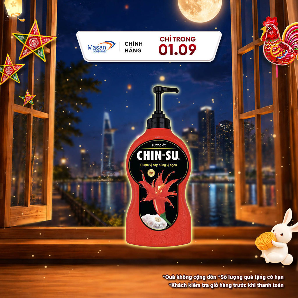 Tương Ớt CHIN-SU 5KG (Bao bì có thể thay đổi theo đợt nhập hàng)