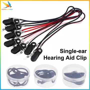 Colourswallowfree 1 Cái Đa Năng Máy Trợ Thính Kẹp Trợ Thính Phụ Kiện Ngăn Ngừa Mất Di Động Treo Dây Trợ Thính Cố Định Dây ABC