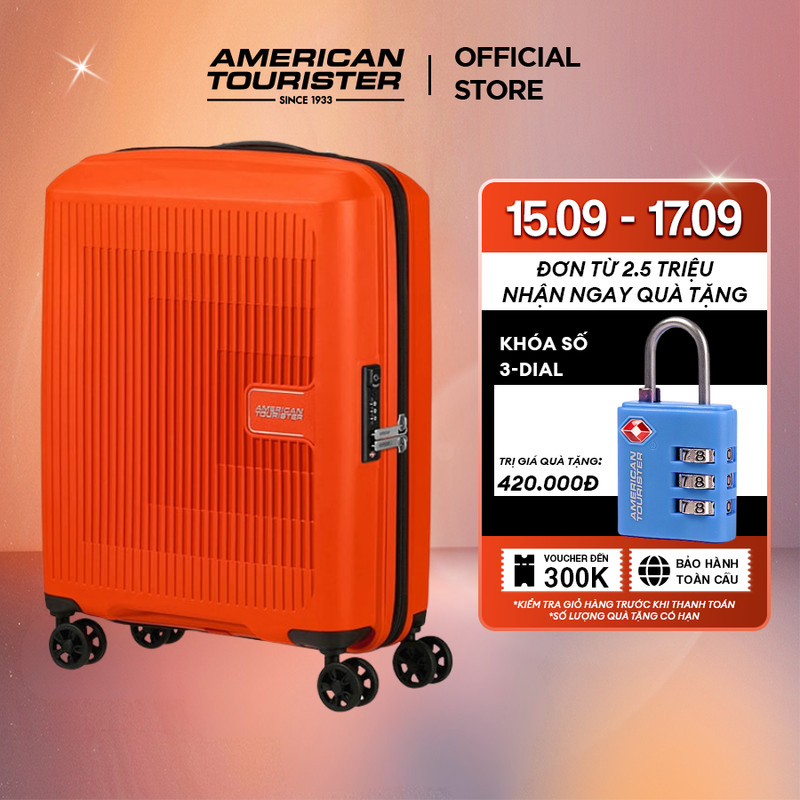 Vali kéo Aerostep Spinner EXP TSA American Tourister - Mỹ