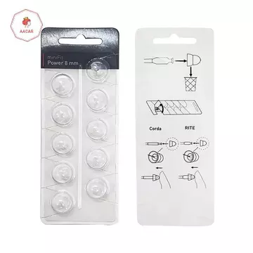 AACAR 10 Chiếc Máy Trợ Thính Nút Tai Mái Vòm Silicon Mở Phù Hợp Đầu Tai Có Thể Thay Thế Máy Trợ Thính Phụ Kiện 6 / 8 / 10 / 12 Mm Mất Thính Lực Mới