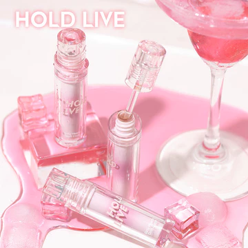 Son bóng gương HOLD LIVE dưỡng môi căng mọng, son bóng nước, son thạch giá rẻ