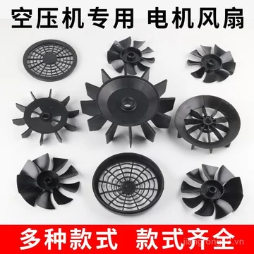 Kết nối trực tiếp Quạt máy nén khí Cánh quạt động cơ 1p / 2p / 3p / 5p Phụ kiện máy bơm không khí bằng nhựa Quạt làm mát cánh quạt Y6SE