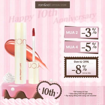 [Rom&nd] [Milk Grocery] [28-29] Son Tint lì Hàn Quốc Romand Juicy Lasting Tint 5.5g
