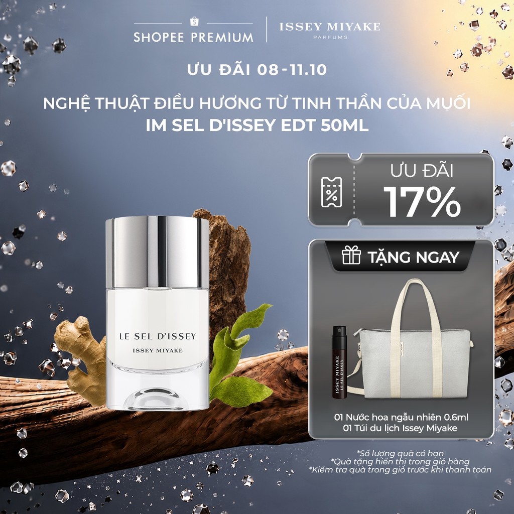 Nước Hoa nam Issey Miyake Le Sel d'Issey Eau De Toilette 50ml