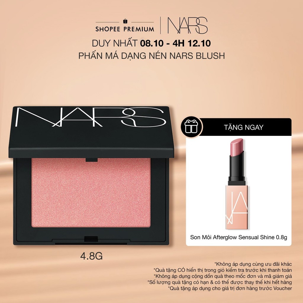 Phấn má hồng NARS Blush/Talc-Free Blush 4.8g