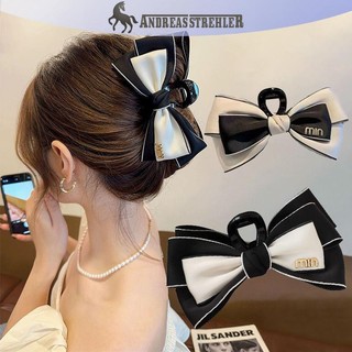 Onetimingfine Thời Trang Hàn Quốc Nơ Tóc Vuốt Kẹp Đơn Giản Thanh Lịch Móng Vuốt Kẹp Mũ Bé Gái Nữ Phụ Kiện Tóc VN