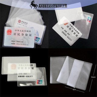 Onetimingfine 10 CÁI PVC Hộp đựng thẻ tín dụng Bảo vệ thẻ ID Vỏ danh thiếp Clear Frosted VN