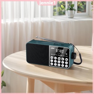 Máy nghe nhạc phát sóng Đài phát thanh không dây tương thích Bluetooth Máy nghe nhạc MP3 không dây Màn hình kỹ thuật số Máy nghe nhạc MP3 âm thanh nổi cho cơn bão khẩn cấp [jennie1.vn]