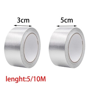 Băng keo nhôm sợi thủy tinh STABFOAM, Băng gói ống điều hòa không khí 5 / 10 mét, Dụng cụ sửa chữa đường ống cách nhiệt chống nắng cho ống điều hòa không khí