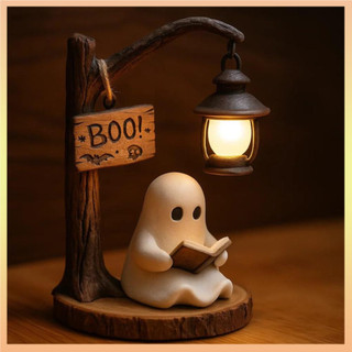 Mềm Ma Xoay Đèn Chất Lượng Cao Hình Ma Dễ Thương Whimsical Quyến Rũ Cho Bàn Làm Việc Kệ Mantels