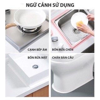 Cuộn băng keo dán viền bồn rửa chén bát, nhà bếp, nhà tắm chống thấm nước