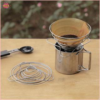 N & X Có Thể Gập Lại Cốc Lọc Cà Phê Lò Xo Thép Di Động Lọc Cà Phê Bộ Cà Phê Thanh Bếp Thanh Ăn.