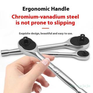 Bộ cờ lê Ratchet công nghiệp JOJO Đòn bẩy hai chiều Thiết kế 24T Thép xây dựng