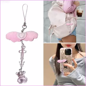 Cinna Ngọt Nơ Điện Thoại Di Động Quyến Rũ Phong Cách Móc Khóa Mặt Dây Chuyền Móc Khóa Túi Phụ Kiện
