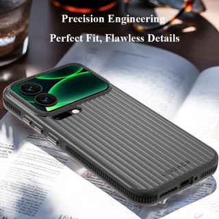 Lereach cho Xiaomi 17 Pro Max / 17Pro / 17 Vỏ điện thoại PC mờ sóng, Vỏ bảo vệ mỏng chống trượt lăng kính nhẹ và bóng