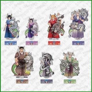 Mô Hình Acrylic Demon Slayer Muichiro Tokito Mitsuri Kanroji Kyojuro Rengoku Trang Trí Bàn, Quà Tặng Anime
