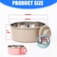 Top Cặp Lớn 650ml Bát Thú Cưng Treo Chống Rỉ Sét Không Đầu Gắn Cấu Trúc Đĩa Đôi Nhà Cung Cấp Với Rỉ Sét