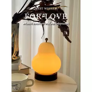 【COD】Đèn Để Bàn Vibe Vintage Hình Quả Lê | Đèn Ngủ Cảm Ứng, Sạc Dự Phòng LED - Đèn Trang Trí Phòng Ngủ, Đầu Giường &