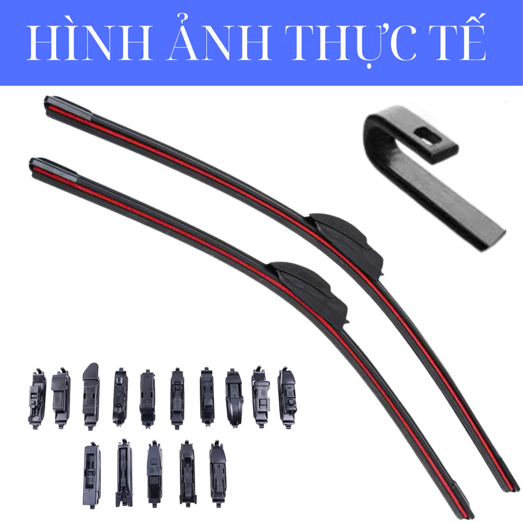 Gạt Mưa Ô Tô DÒNG XE MG ZS , MG5, MG Hs ... 4 Lưỡi Gạt Silicon Ôm Sát Kính Lái Gạt Sạch Êm. 4L