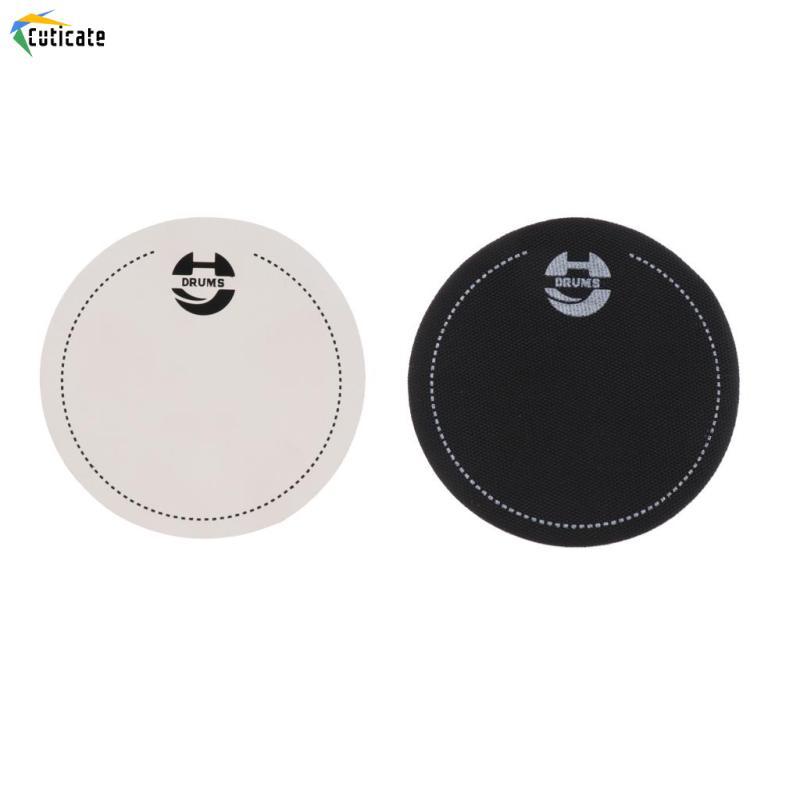Miếng dán trống trầm một bước cho đầu trống Kick Pad Phụ tùng thay thế màu trắng