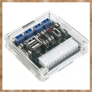 -M28W ATX Power Board Mô-đun chuyển đổi nguồn cung cấp máy tính 24Pin 5A Giao diện USB cho máy tính để bàn PC có vỏ