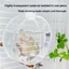 Máy cấp nước GILL Birds, Bình nước chim dung tích lớn 350ml, Máy tưới nước trong suốt chống rò rỉ có thể treo được Sử dụng trong nhà