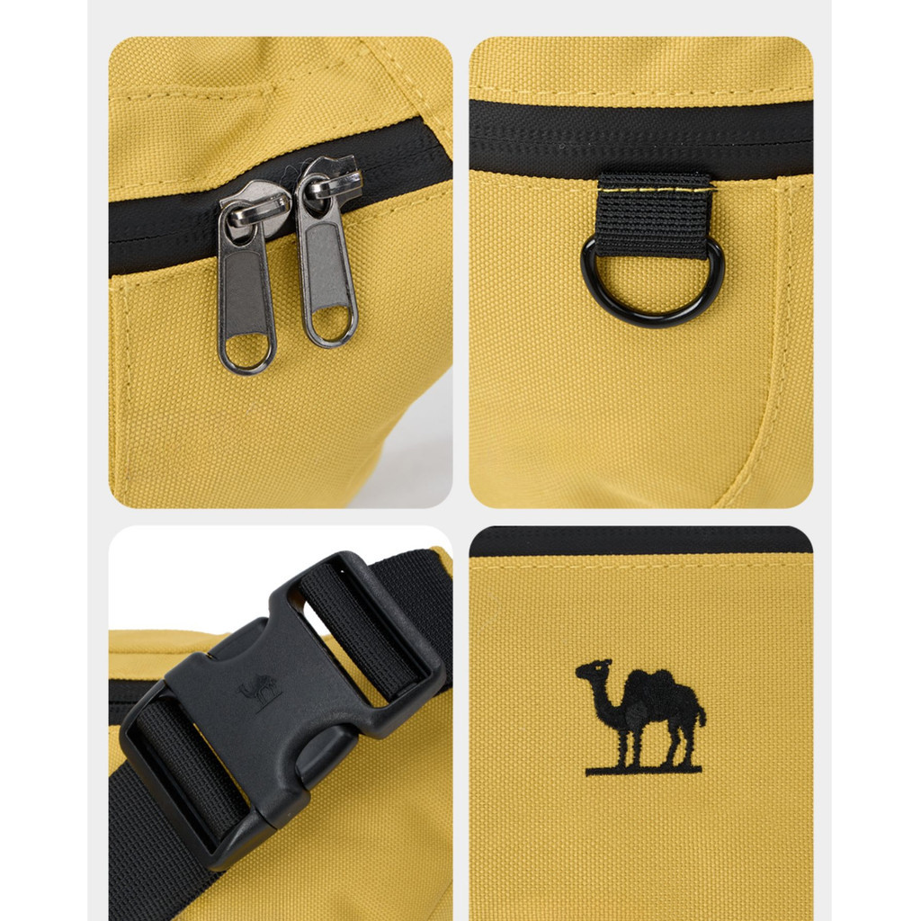 Camel CROWN Ngoài Trời Dung Tích Lớn Đeo Trước Ngực, Túi Đeo Vai Thoáng Khí