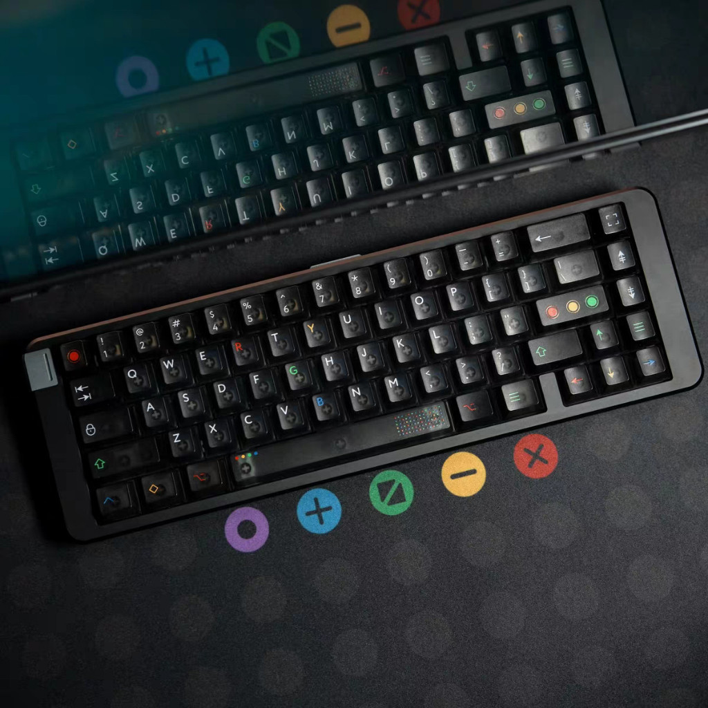 Keycap Retro Dark Lights PC cherry profile Keycap Aifei Traffic xuyên led bàn phím Polabe Commerce | BigBuy360 - bigbuy360.vn