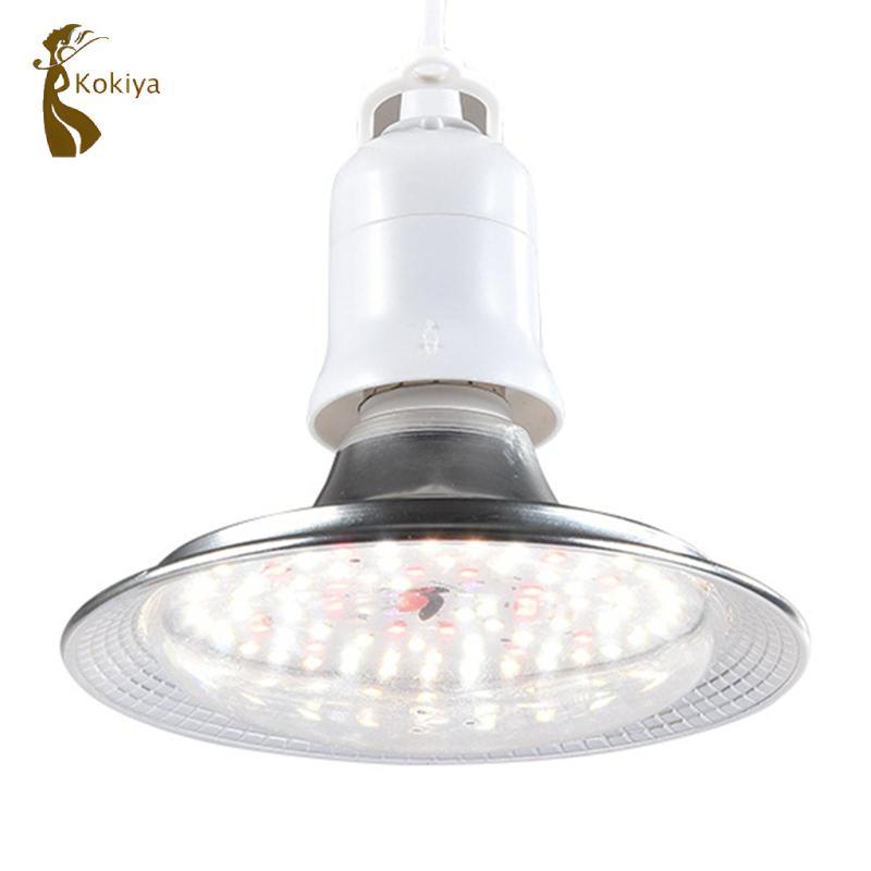 Đèn trồng cây E27 18W cho nhà kính 13x8,5cm cho phụ kiện trái cây và rau quả lắp đặt chống nước với 440mol / M2 / S