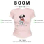 BOOM Áo Baby Tee Nữ Cotton Ôm Body-Áo Thun Ngắn Tay Y2K In Hình PhongCách Mùa Hè, Cổ Tròn Hàng Đầucách hàn quốc phong664