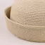 DONOVANQQ Ống Hút Pillbox Mũ, Mũ Rơm Fedoras Thanh Lịch, Dệt Thời Trang Cổ Điển Handmade Fedora Mũ Đi Biển Tấm Che