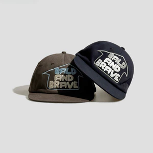 Mũ Niche Dạo Phố Mềm Mũ Bóng Chày Thêu Chữ Flat Vành Mũ Hip Hop Vành Phẳng Mũ Ván Trượt Mặt Nhỏ