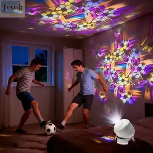 Đèn ngủ LED Giáng sinh JVSUB, Đèn chiếu xoay chạy bằng USB hình bông tuyết, Đèn khí quyển có thể điều chỉnh độ sáng đại dương dưới nước sáng tạo để trang trí Giáng sinh