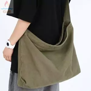 Túi GILL, Túi đeo vai vải dung tích lớn, Túi Tote du lịch đa năng Hàn Quốc dành cho nam giới