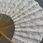 Quạt Tay Gấp Ren Vintage Thanh Lịch Với Phụ Kiện Trang Trí Cao Cấp Cho Cô Dâu Tắm Trà Trang Trí Tiệc VN