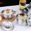 Bát cơm bằng thép không gỉ có nắp Bát súp Bát cơm hấp chống bỏng cho trẻ em Bát nhỏ Ẩm thực Hàn Quốc Dụng cụ nhà bếp VN