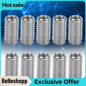 Belleshopp Bộ ren dây 10 chiếc tay áo loại vít cho truyền thông điện tử Máy tính ô tô Thiết bị cơ khí
