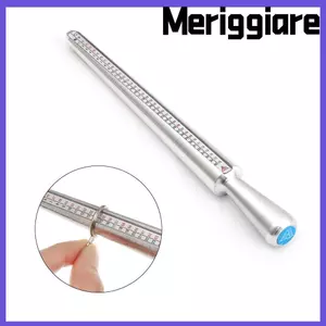 MERIGGIARE Finger Ring Sizer Phụ kiện Đồng hồ đo Que Dụng cụ kích thước vòng