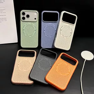 Tản nhiệt di động mới hút từ tính Vỏ điện thoại di động Apple 17promax Phone13 Vỏ bảo vệ chống rơi