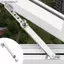 Nút chặn nẹp gió JUNYUE88US, Bộ điều khiển góc Bộ hạn chế cửa sổ bằng kính thiên văn, Cửa sổ bằng thép không gỉ An ninh gia đình Khóa giới hạn cửa sổ thực tế cố định Phần cứng
